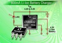 Linear Technology Debuts LTC4054 Battery Charger