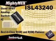 Intersil Debuts ISL43240 MightyMUX Analog Switch