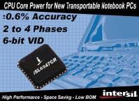 Intersil Unveils ISL6247 CPU Core Regulator