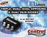 Central Semiconductor Presents ULTRAmini Diodes