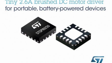Tiny 26A Brushed DC Motor Driver for Portable Battery-Powered IoT Devices