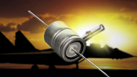 Ruggedized Axial-Leaded Aluminum Electrolytic Capacitor Meets Specs from 40  to 150ºC