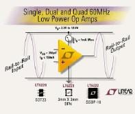 LTC Presents New LT6220/21/22 Op Amps