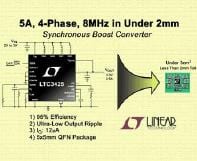 LTC Intros LTC3425 Synchronous Boost Converter