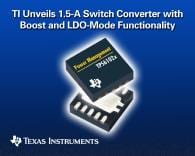 TI Debuts TPS6102x Family of DC Boost Converters