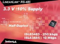 Intersil Adds New ISL83483/ISL83485 Transceivers