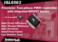 Intersil Debuts Endura ISL6563 PWM Controller IC