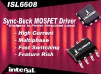Intersil Debuts Endura ISL6608 MOSFET Driver IC