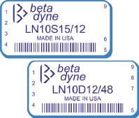 Beta Dyne Intros LN10S15/12, LN10D12/48 Converters