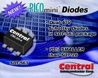 Central Semi Offers CMLSH-4/CMLSH-4DO Diodes