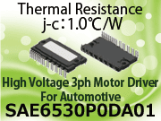 AEC-Q100 High-Voltage 3-Phase Motor Driver with θj-c of 1.0 °C/W