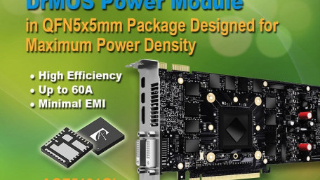 5mm x 5mm DrMOS Power Module Delivers up to 60A