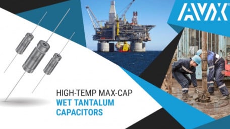 Wet Tantalum Supercapacitors now Rated for Operation at 175°C