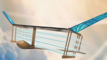 Airplane with Solid-State Ion-Drive Propulsion Flies Silently