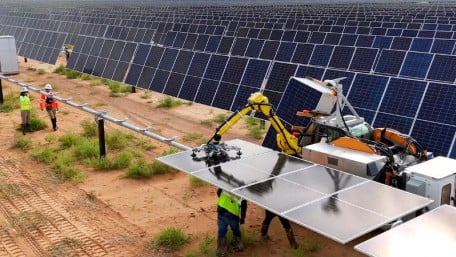 Robotics and a Huge Solar+Storage Farm Reshape the Solar Future