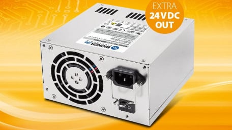 2-in-1 Industrial PC Power Supply: ATX + Added 24Vdc/7A Output