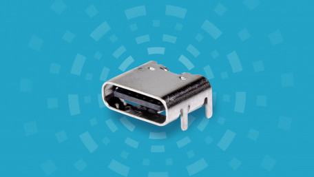 USB Type C Receptacle Designed for Power Only Applications from CUI Devices