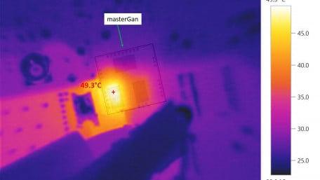 Measuring Conduction Voltage of Semiconductors in Operation for Real Time Temperature Evaluation