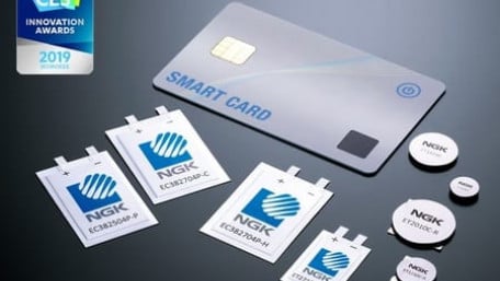 Chip-type Ceramic Rechargeable Batteries Coming in April 2019