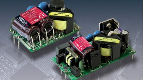 Compact 15- & 30-Watt Power Supplies with Extended Temperature Ranges