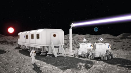 Laser-Beaming Moon Light Created for Lunar Power Grid