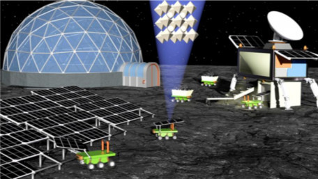 Powering Lunar Life With Moon Dust Solar Panels