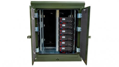 Hybrid UPS with Battery Bank, Solar & Wind, and Rectified AC Inputs