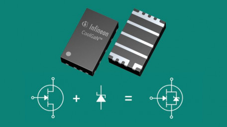 Infineon First to Integrate Schottky Diode Into Industrial GaN Transistor