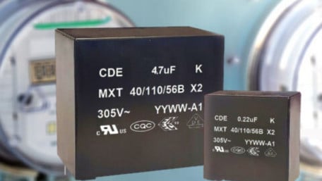 X-Capacitor Series Offers Improved EMI/RFI Protection