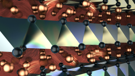 Copper Ions Flow Like Liquid Through Crystalline Structures