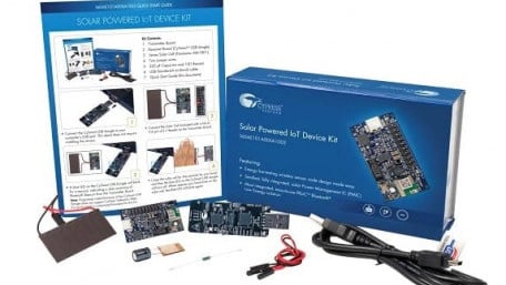 Solar-Powered Bluetooth Low Energy IoT Device Development Kit
