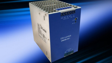 High-Reliability 48V 480W DIN Rail Power Supply is 84mm Wide