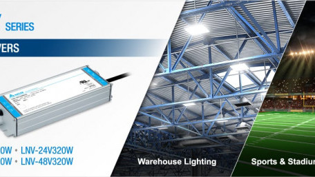 320W CC/CV LED Driver Offers Wide Input Voltage