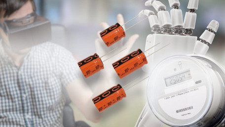 EDLC Double-Layer Capacitors Feature Useful Life of 2000 Hours at 85°C