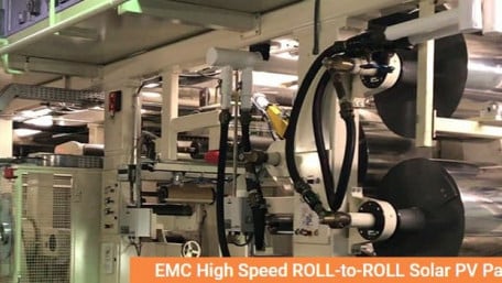 Roll-to-Roll Printing of Perovskite Solar Cells on Flexible Corning Glass