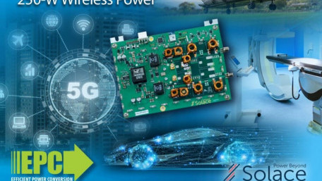 EPC and Solace Power Partner to Use GaN FETs in 250-W Wireless Power Platforms