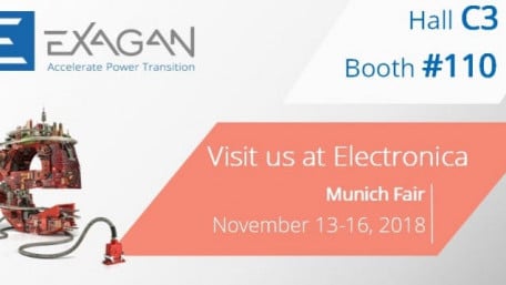 Exagan to Introduce Three New GaN IC Products at electronica 2018