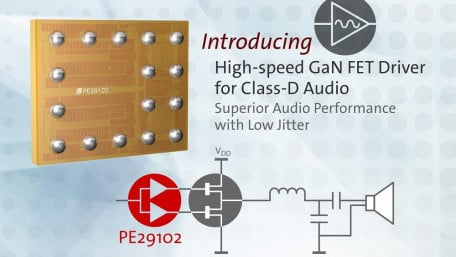 GaN FET Driver Brings Fastest Switching Speeds to Class-D Audio