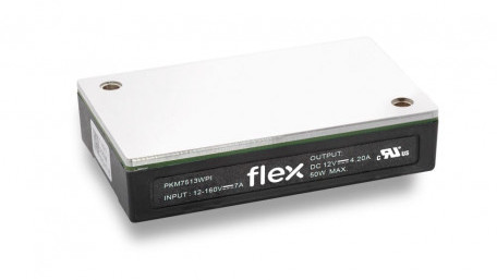 DC-DC Converters have 12V to 160V Input Range for Railway Rolling Stock