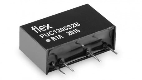 Flex Power Adds 2W Isolated Unregulated Industrial DC-DC Converters