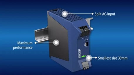 Recom Offers AC-DC DIN Rail Power Supplies for 240 W and 480 W