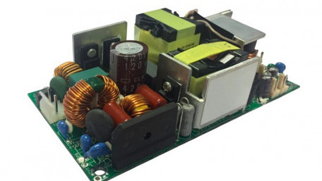 300W Open Frame AC-DC Derates to 90% at +85°C
