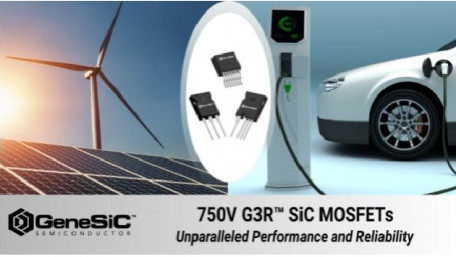 GeneSiC’s G3R 750V SiC MOSFETs for Solar Inverters and EV Onboard Chargers