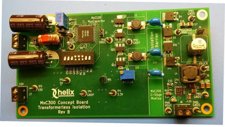 Capacitive Isolation Concept Board from Helix Passes UL Testing