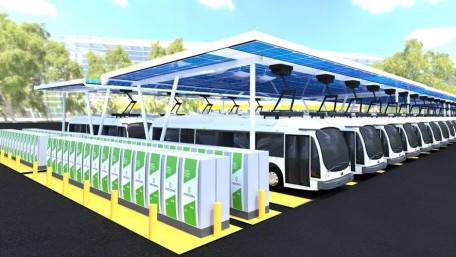 High-Power Interoperable EV Charging for Transit Fleets