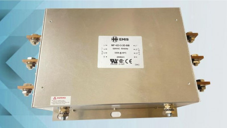 High-Current EMC Filter Enhances 3-Phase System Reliability