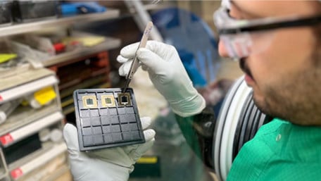 Doubling Up: Perovskite Adds Efficiency to Silicon Solar Cells