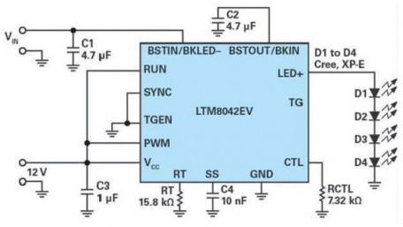 LED Drivers Used with Input Voltages Above and Below the Level of the LED String