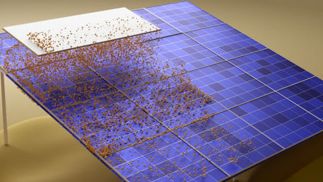 Researchers Employ New Method to Clean Solar Panels Without Water 