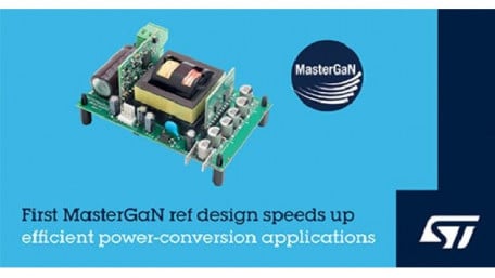 MasterGaN Reference Design from STMicroelectronics Demonstrates Heatsink-Free 250W Resonant Converter